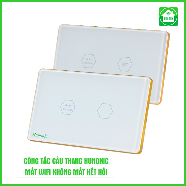 Công tắc thông minh cầu thang Hunonic - Điều khiển từ xa trên điện thoại