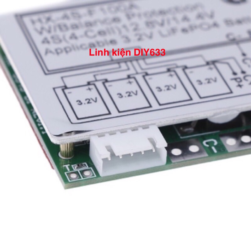 Mạch sạc và bảo vệ pin 3.2V 4S-14.8V-100A loại xịn