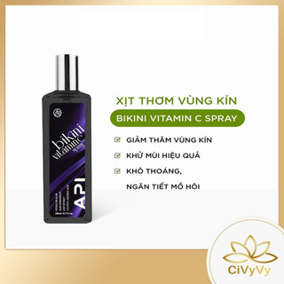 Xịt thơm vùng kín API Mee Natural Bikini Spays 30ml