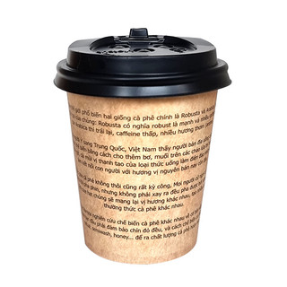 Cốc giấy Vietcup 8oz uống cafe - 240ml ( 100 cốc)