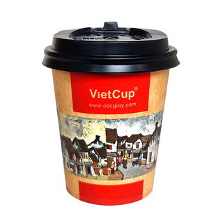 Cốc giấy Vietcup 8oz uống cafe - 240ml ( 100 cốc)