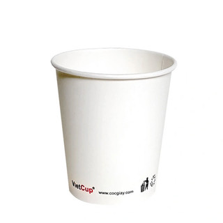 Cốc giấy Vietcup 6oz/7oz ( 180ml - 210ml) dùng 1 lần ( 100 cái)