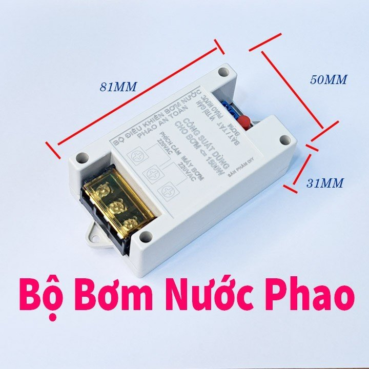 Bộ bơm nước phao an toàn kéo lên bể là điện 5vd