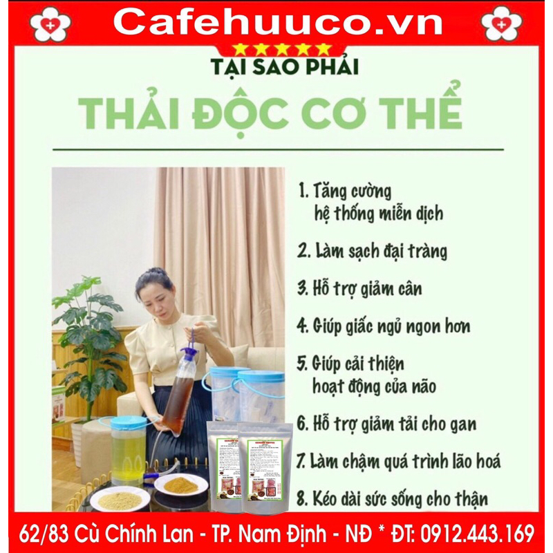 Cà phê Thải độc Đại tràng GERSON