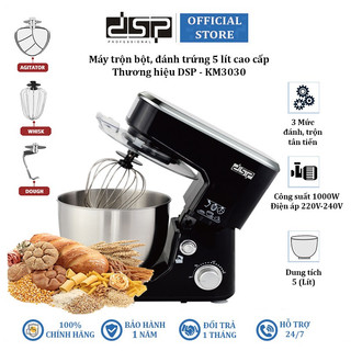 Máy trộn bột, đánh trứng DSP KM3030 - Công suất 1000W, 5 lít - Có 3 tốc độ đánh (Bảo Hành 12 Tháng)