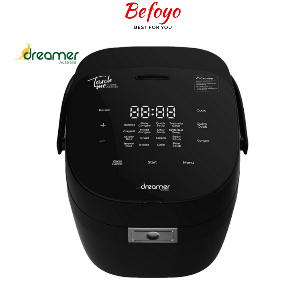 Nồi cơm điện cao tần Dreamer DR-IH15B / DR-IH15W Casper 1.5 lít - thương hiệu Úc bảo hành điện tử 12 tháng - Befoyo