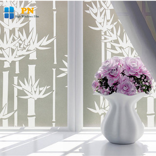 Giấy dán kính, Decal dán kính trang trí hình Cây Trúc Trắng