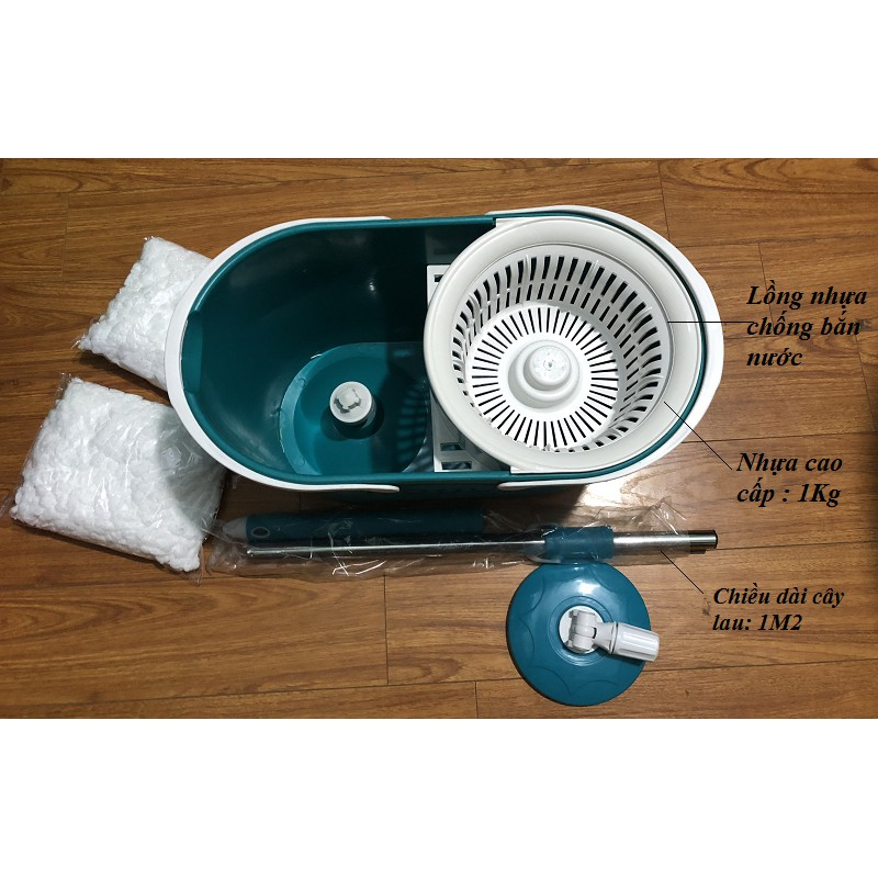 CHỔI LAU NHÀ THÁI LAN 360 ĐỘ Song Anh CAO CẤP ( ẢNH THẬT)