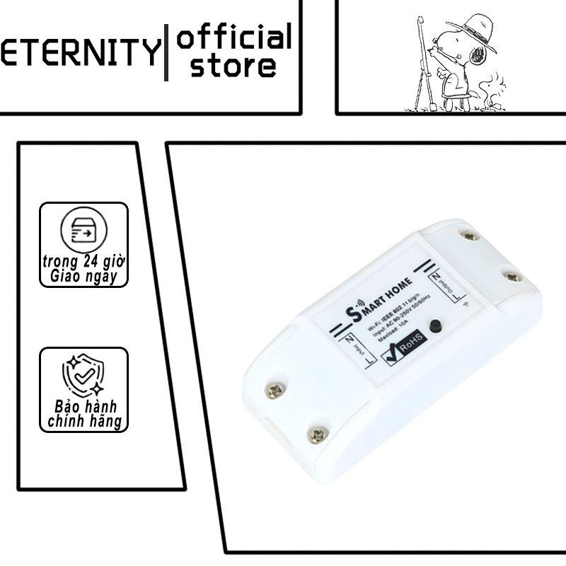 Công tắc điều khiển từ xa qua mạng wifi 3g Sonoff Basic R2 ,công tắc thông minh app eWelink bản quốc tế