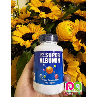 Viên uống SUPER ALBUMIN lọ 100 viên giúp tăng cường miễn dịch,tăng cường chức năng gan