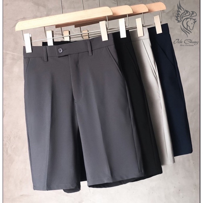 Quần Short Đùi Nam Thêu Chữ Gucci, Quần Short Tây Âu Nam Hàng Đẹp May Kỹ, Chất vải co dãn thoáng mát