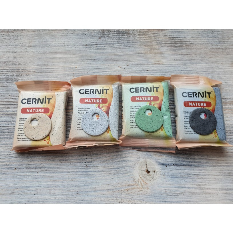 Đất sét nung Polymer Clay Cernit Nature, đất sét hiệu ứng đá