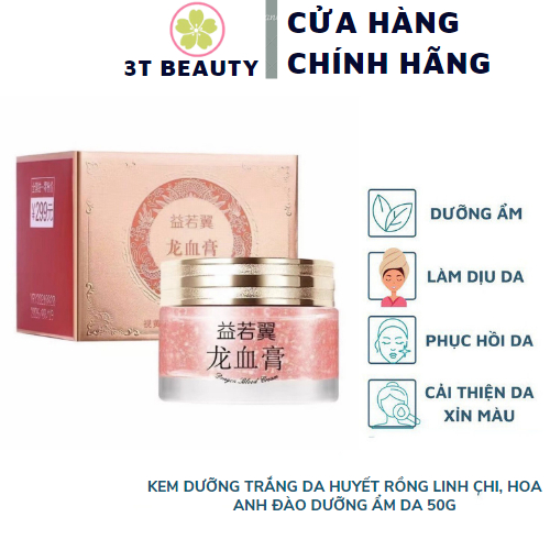 Kem Dưỡng Trắng Da Huyết Rồng Linh Chi, Hoa Anh Đào 50g