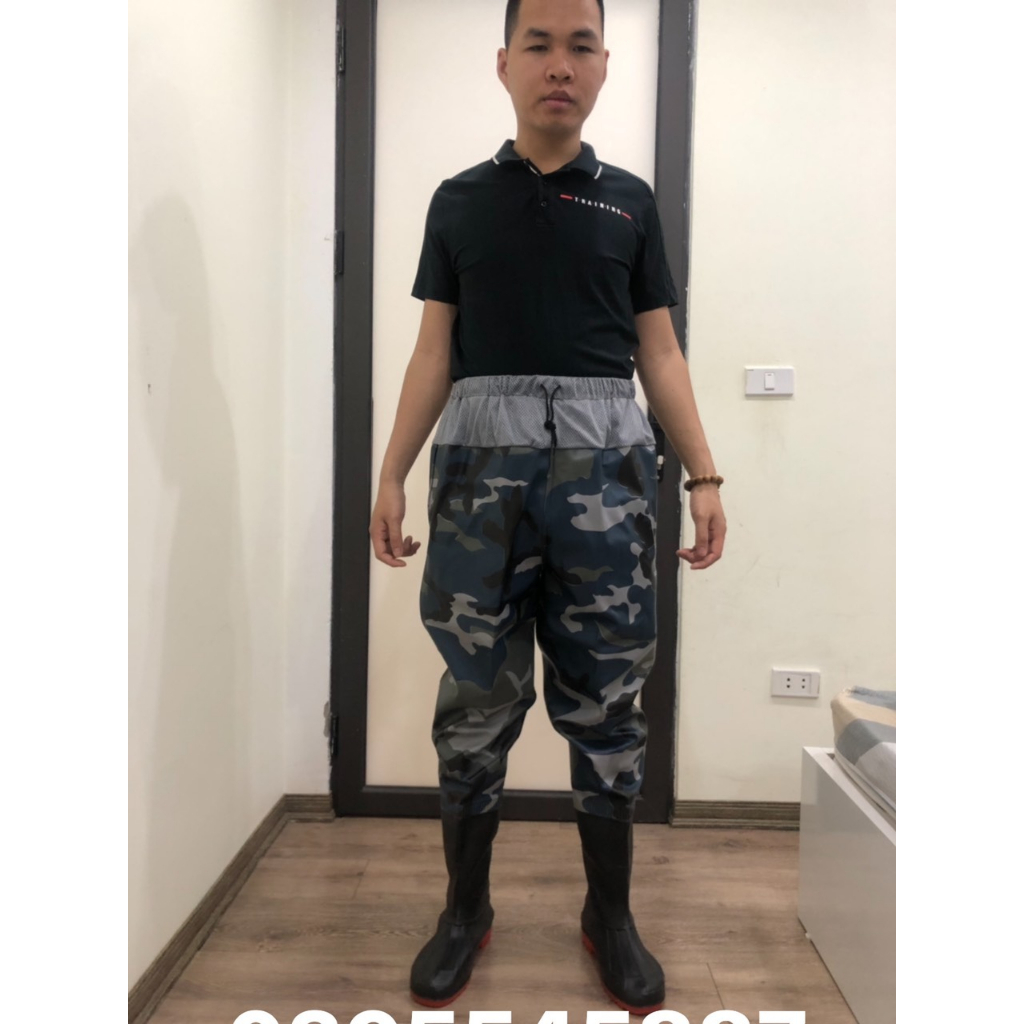 Quần lội nước loại 1 chất liệu vải bên trong cao su co giãn bên ngoài