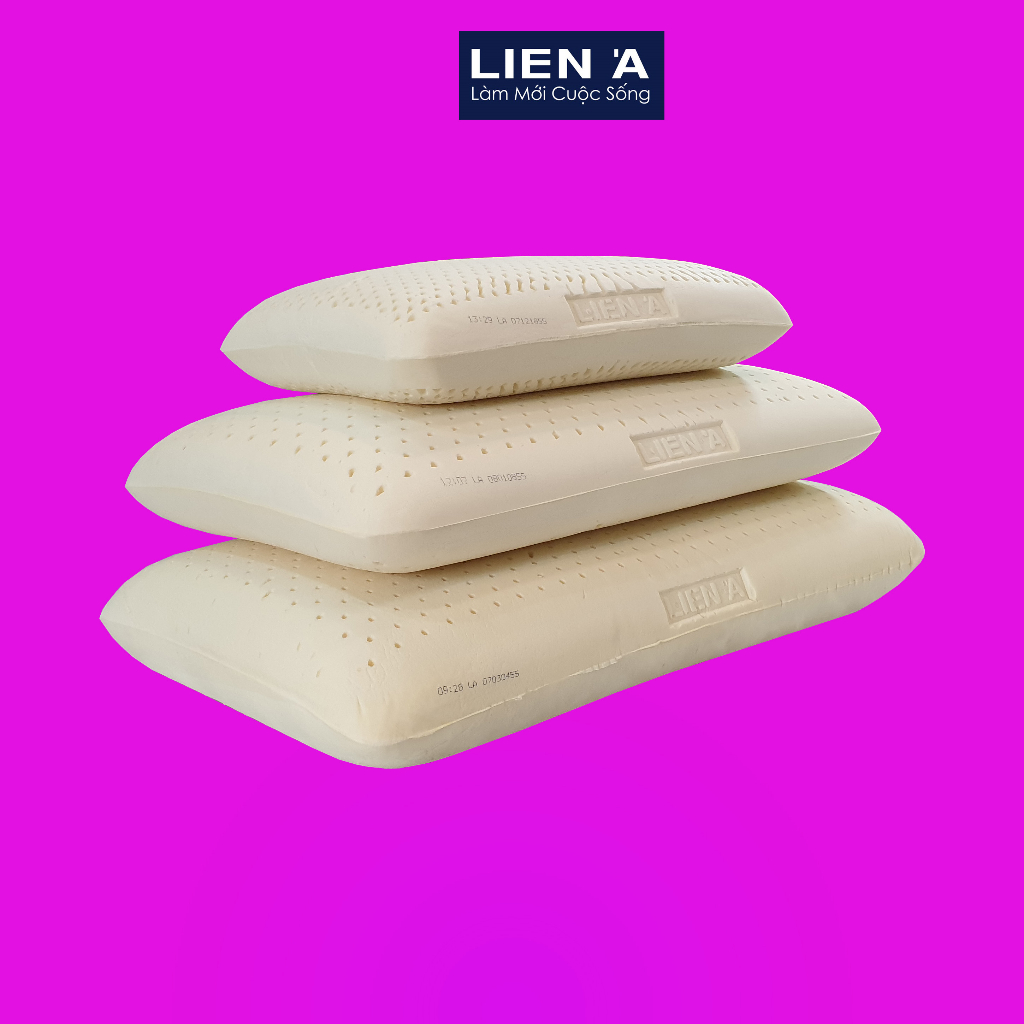 Gối Cao Su Liên Á Oval - Cao Su Thiên Nhiên 100%