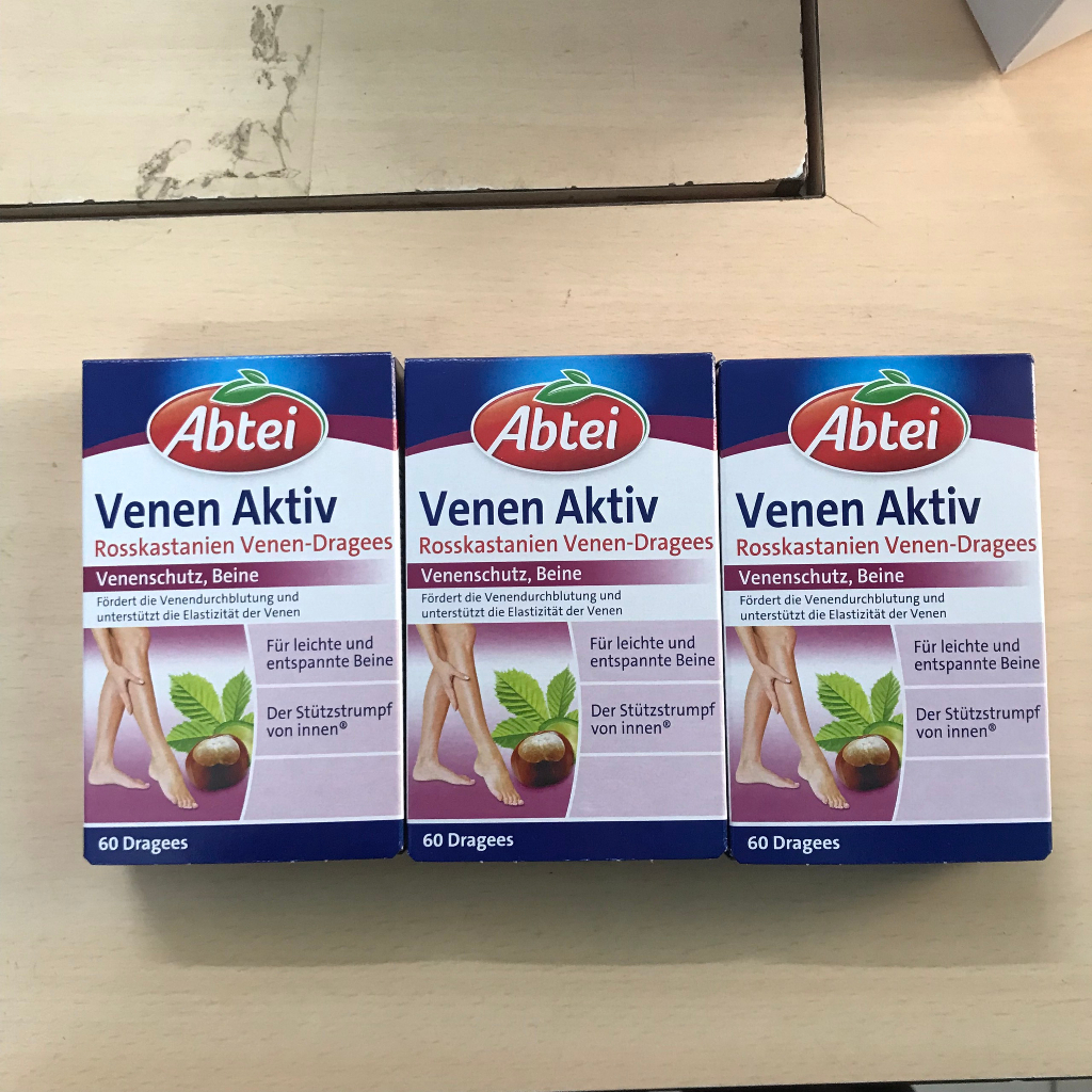Viên uống giãn tĩnh mạch Abtei Venen Aktiv / 60 viên