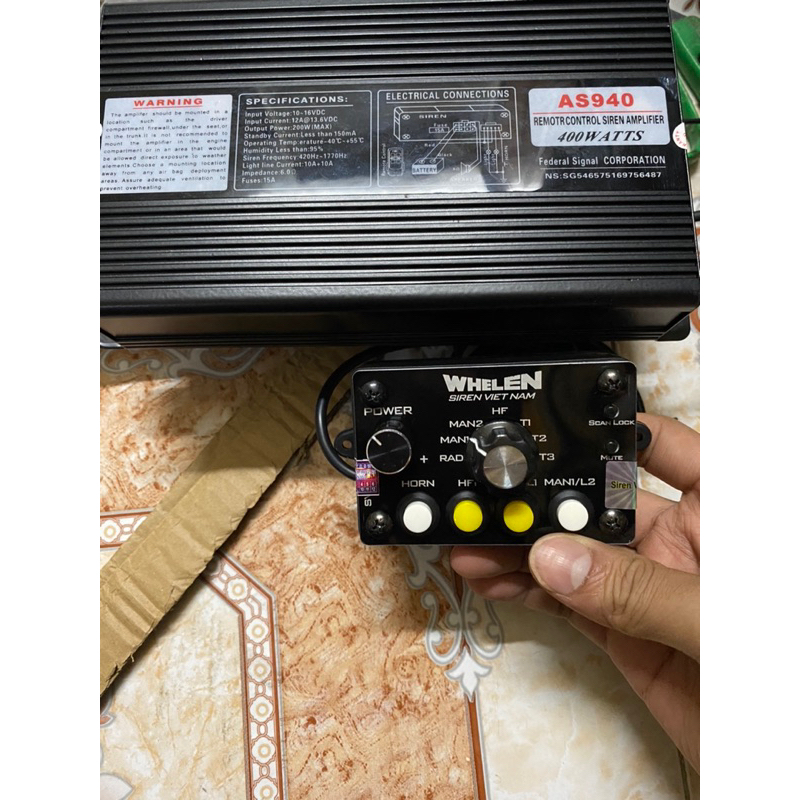 Âm li tiếng kêu whelen