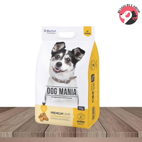 [Chính Hãng] 5kg Thức ăn hạt cho chó Dog Mania Premium