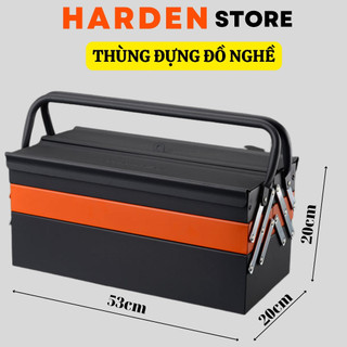 Hộp đựng dụng cụ, thùng đồ nghề đa năng Hardentools - Hộp 3 tầng 5 khay