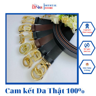 Thắt lưng nam da bò,dây lưng nam khóa tự động da bò-bn88