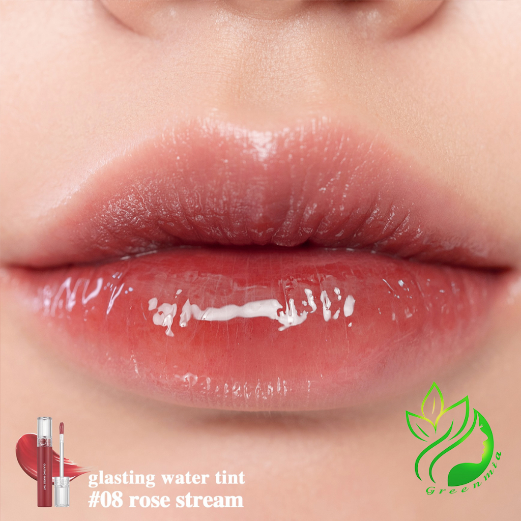 Son Romand Bóng Glasting Water Tint Màu 08 Rose Stream màu Hồng Nâu  5ML  ️