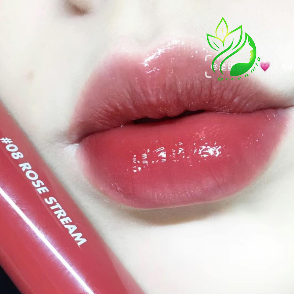 Son Romand Bóng Glasting Water Tint Màu 08 Rose Stream màu Hồng Nâu  5ML  ️