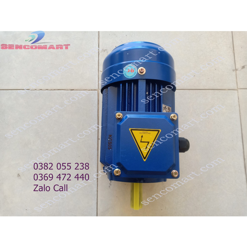 Động cơ motor điện 3 pha 380v 3kw vòng tua 1400v/p, dây đồng 100%