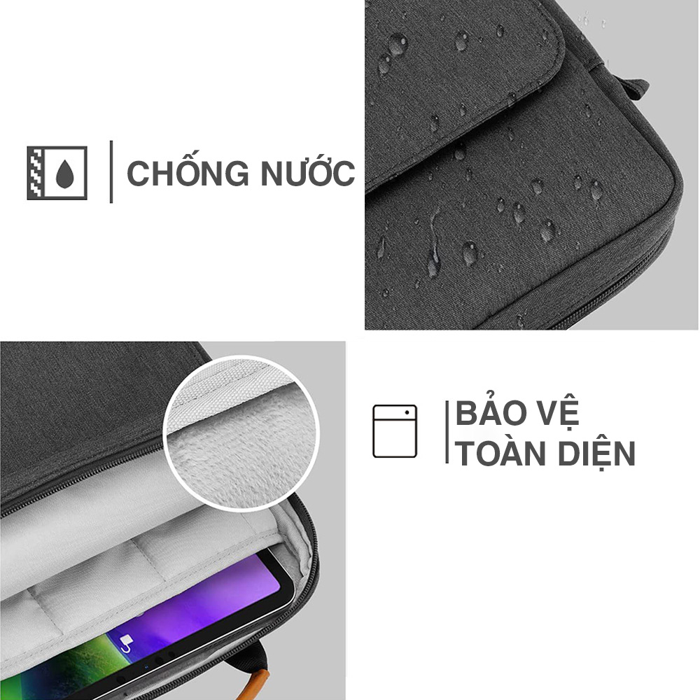 Cặp macbook pro 13 nam công sở chính hãng GuBag, có dây đeo chéo tiện lợi dành cho máy tính văn phòng 13 14 15,6inch | BigBuy360 - bigbuy360.vn