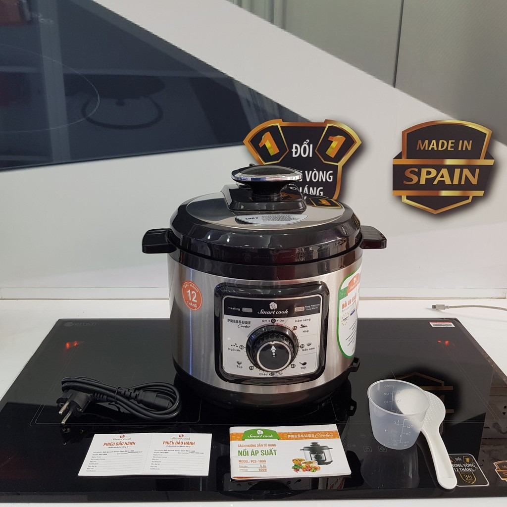Nồi áp suất 900W Elmich Smartcook 4021800 dung tích 5.0 lít
