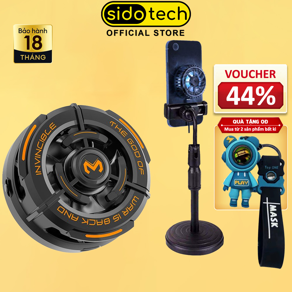 Quạt tản nhiệt điện thoại livestream SIDOTECH DL05 CX01 CX02 CXA2 DLA2 DLA3 DL06 DL07 sò lạnh streamer tránh giật lag
