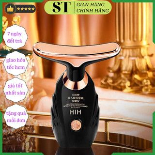 Máy massage mặt hih chính hãng, dụng cụ mát xa chăm sóc da mặt cầm tay,cây lăn massage mặt 3d, máy chăm sóc da mặt đẩy t