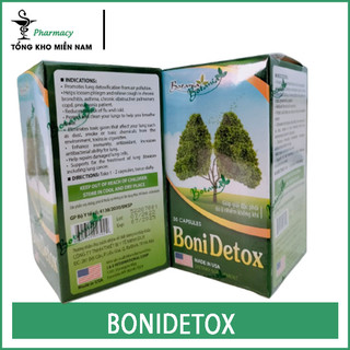 Bonidetox - giúp giải độc phổi & ngừa ung thư phổi hộp 30 viên