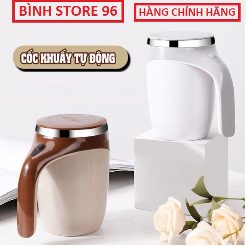 Tự động khuấy cốc cà phê Tự động cốc xoay từ tính / thép không gỉ 304 / cốc giữ nhiệt thông minh Tặng Kèm Pin