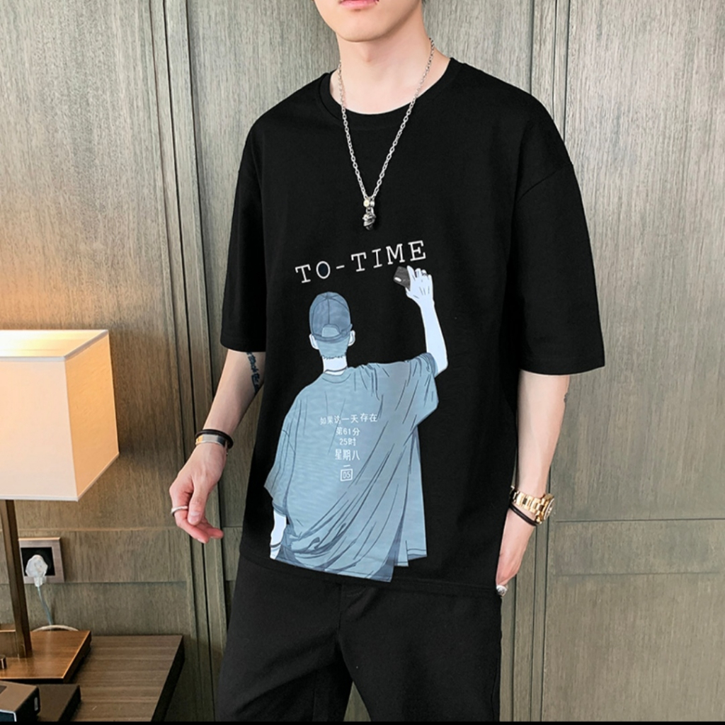 BỘ QUẦN ÁO NAM NỮ TO TIME SET MẶC NHÀ ĐI CHƠI VẢI THUN MÈ THẤM HÚT MỒ HÔI KIỂU DÁNG ULZZANG