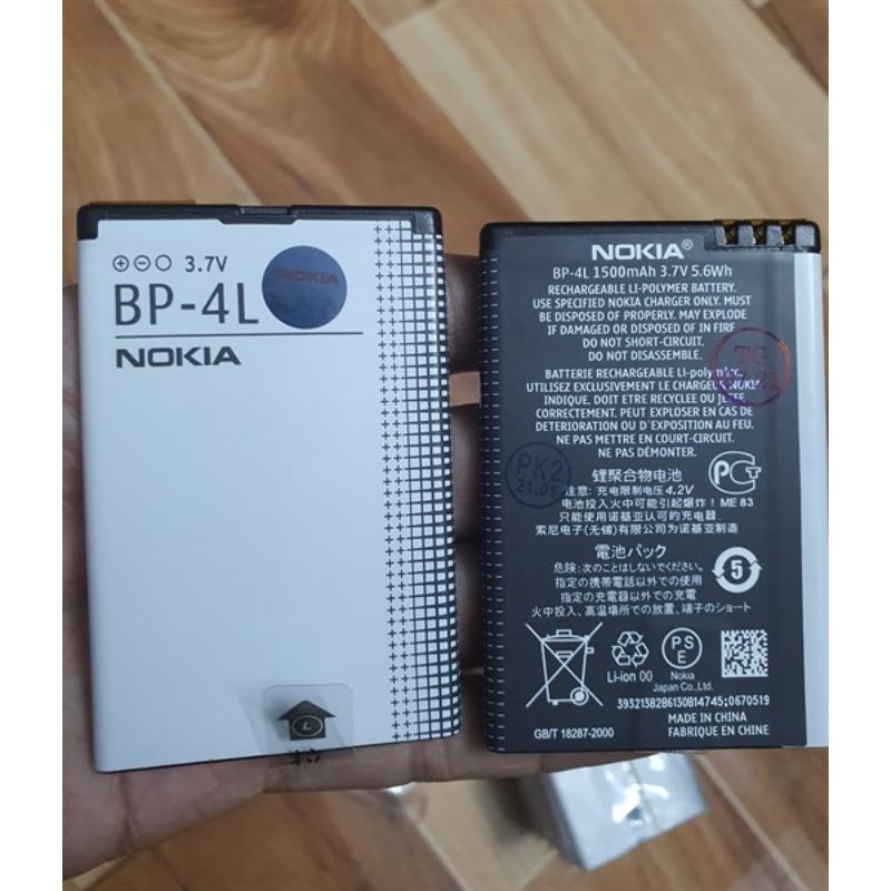 Pin Nokia BP - 4L Dung Lượng 1500 mAh_ Cho Nokia E71, E72, E90, 6760, E52, E6, E61i, E63, N810, N97,