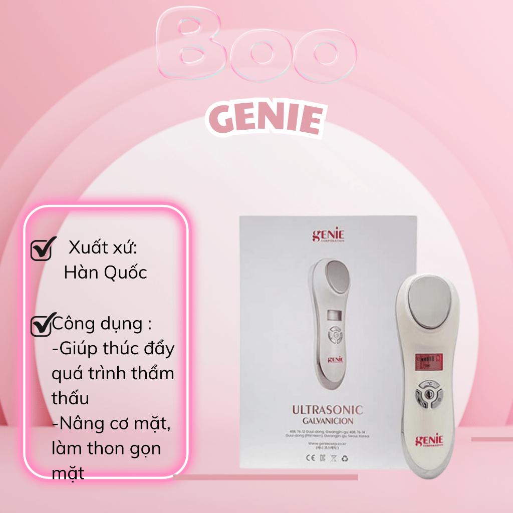Máy điện di nóng lạnh Genie CHÍNH HÃNG Hàn Quốc