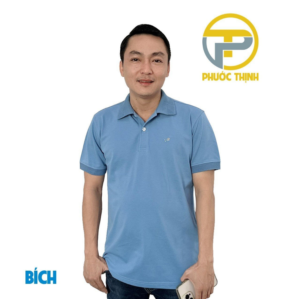 [BÍCH] Áo Polo Trơn Vải Cá Sấu Cotton Cao Cấp Màu Cực Sang Trọng Lịch Lãm - Phước Thịnh Polo