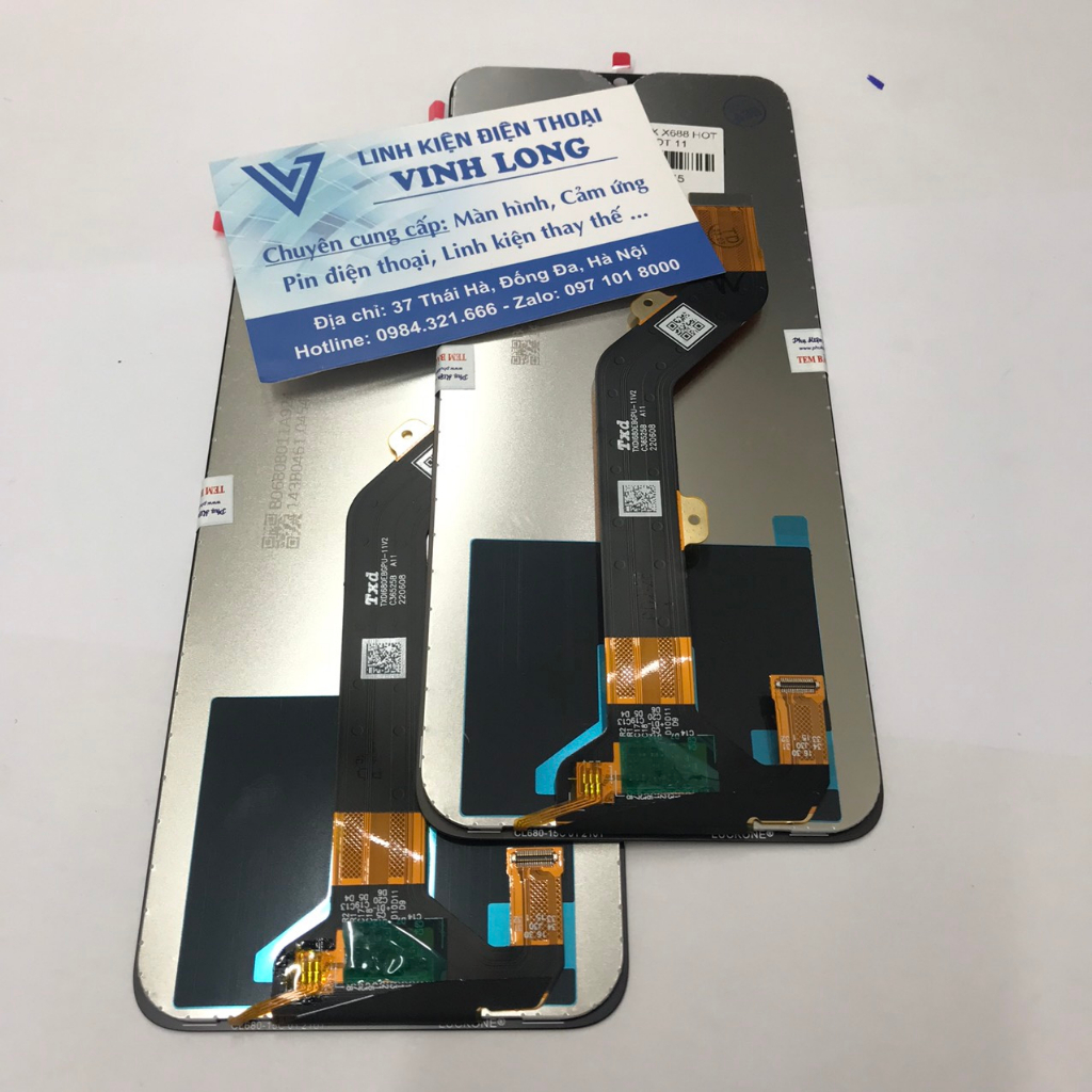 Màn hình Infix X688 Hot 10 Play/Hot 11 Play/Vision 2 Plus/P37 Pro/Pova Neo/Spark 7 Plus - Full bộ