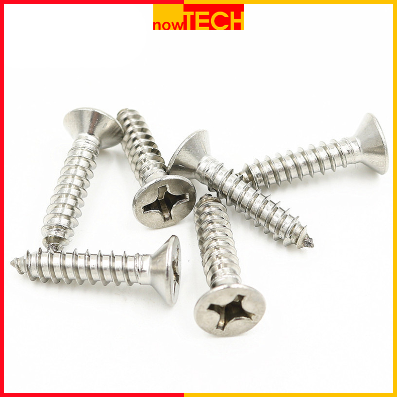 Vít chìm inox 304 bắt gỗ, tắc kê nhựa