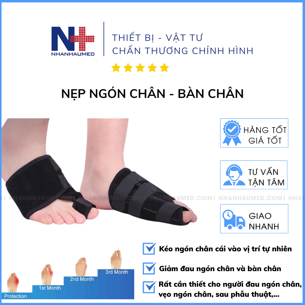 Nẹp Định Hình Bàn Chân, Ngón Chân Cái, Nẹp Ngón Chân Cái, Nẹp Chỉnh Hình Bàn Chân, Nẹp ngón Chân Cái
