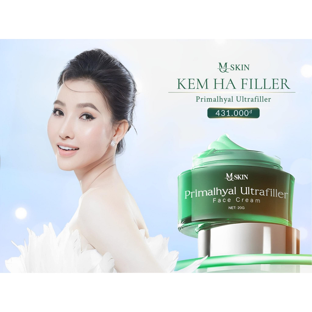 Kem HA FILLER MQ SKIN dạng nén cấp ẩm dưỡng da căng bóng trắng mịn chống lão hóa chuyên sâu 20g