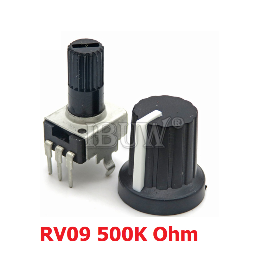 Chiết Áp 3 Chân RV09 500K Ohm Cho Arduino
