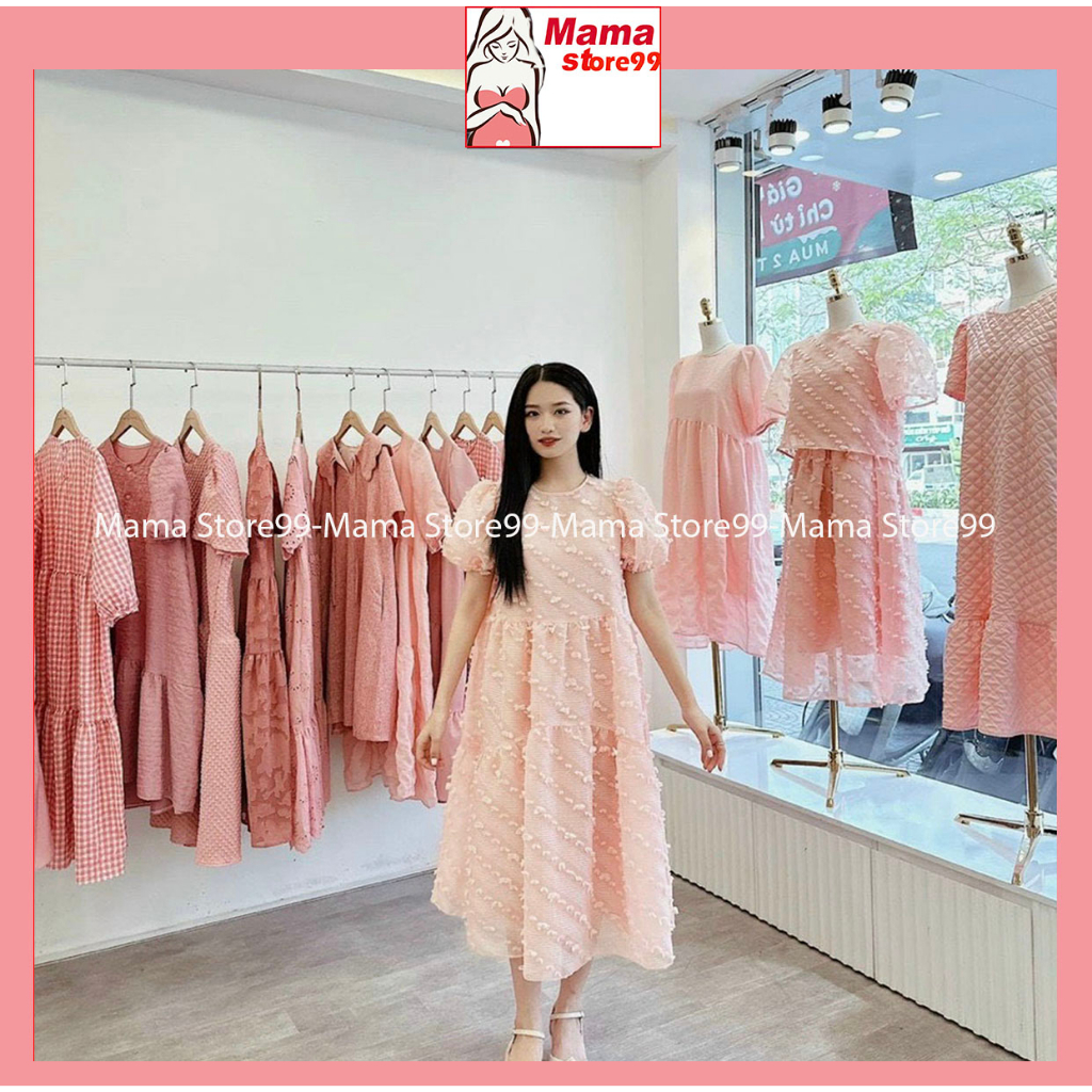 Đầm Bầu Váy Bầu Đẹp Mùa Hè Chất Voan Hai Lớp Thời Trang Thiết Kế Công Sở Dự Tiệc Cao Cấp Xinh Xắn Lịch Sự HN349 Mama