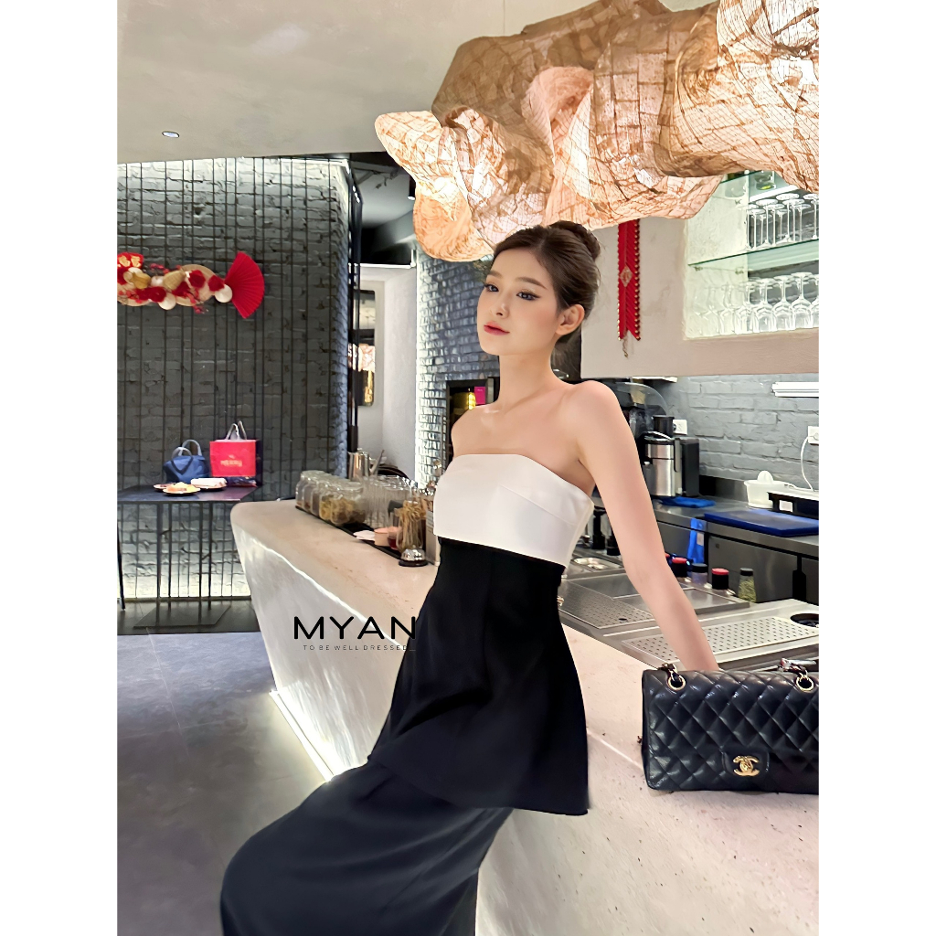 Thiết Kế By MYAN - Áo Quây Cúp Ngực Một Lớp Dáng Xòe Co Dãn Nhẹ Mã AVN032310 | BigBuy360 - bigbuy360.vn
