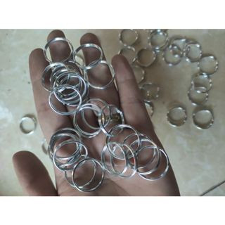 Khoen tròn móc khóa ( bịch 20 đến 100 cái) đk 2cm