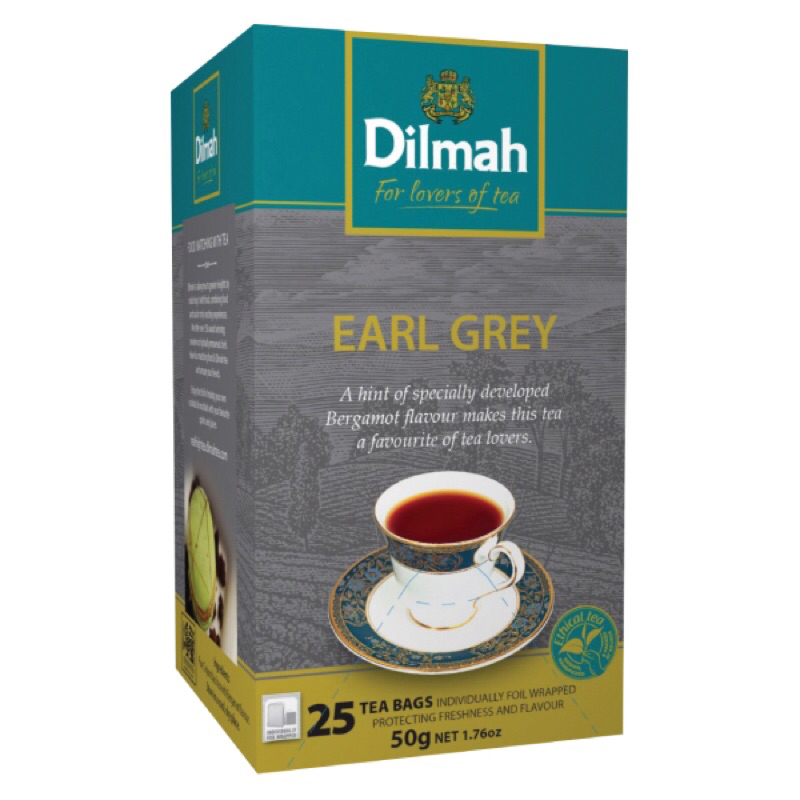 Trà Dilmah Earl Grey (25 gói x 2g) Trà Bá tước