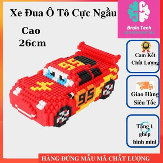 Đồ chơi lắp ráp lego xe ôto đua cực ngầu tặng kèm 1 lego mini ngẫu nhiên