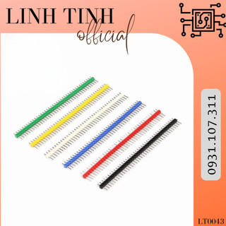 Lượt đực đơn 2.54mm 1x40p thẳng