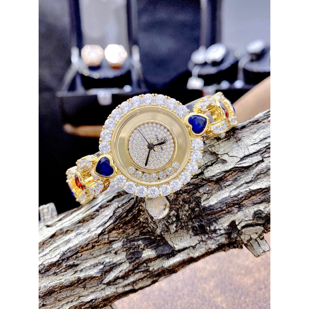 Đồng hồ nữ royal crown 6255 đính đá sang trọng, size 33mm