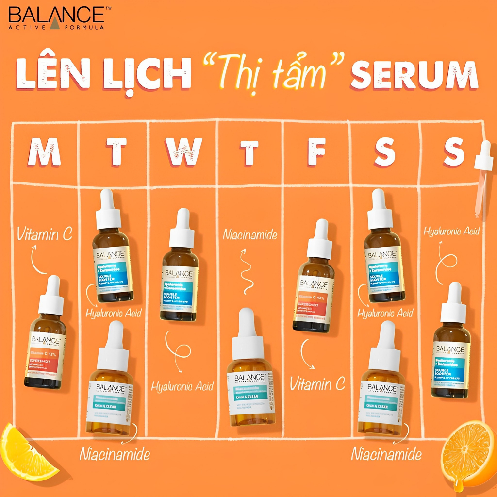 Serum Balance Active Formula Hyaluronic &amp; Ceramides Double Booster Tinh Chất Dưỡng Ẩm Trẻ Hoá Da 30ml